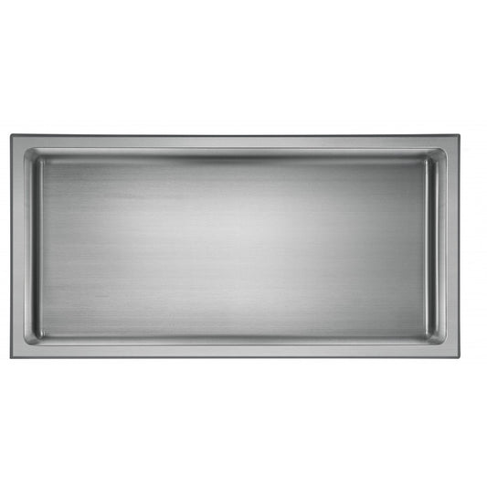 Niche de douche 24po x 12po - Nickel brossé