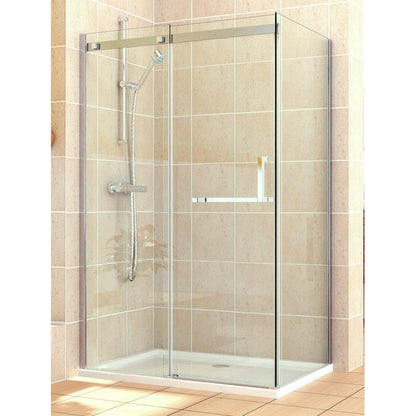 Ocean shower set 60"x36", chrome, glass