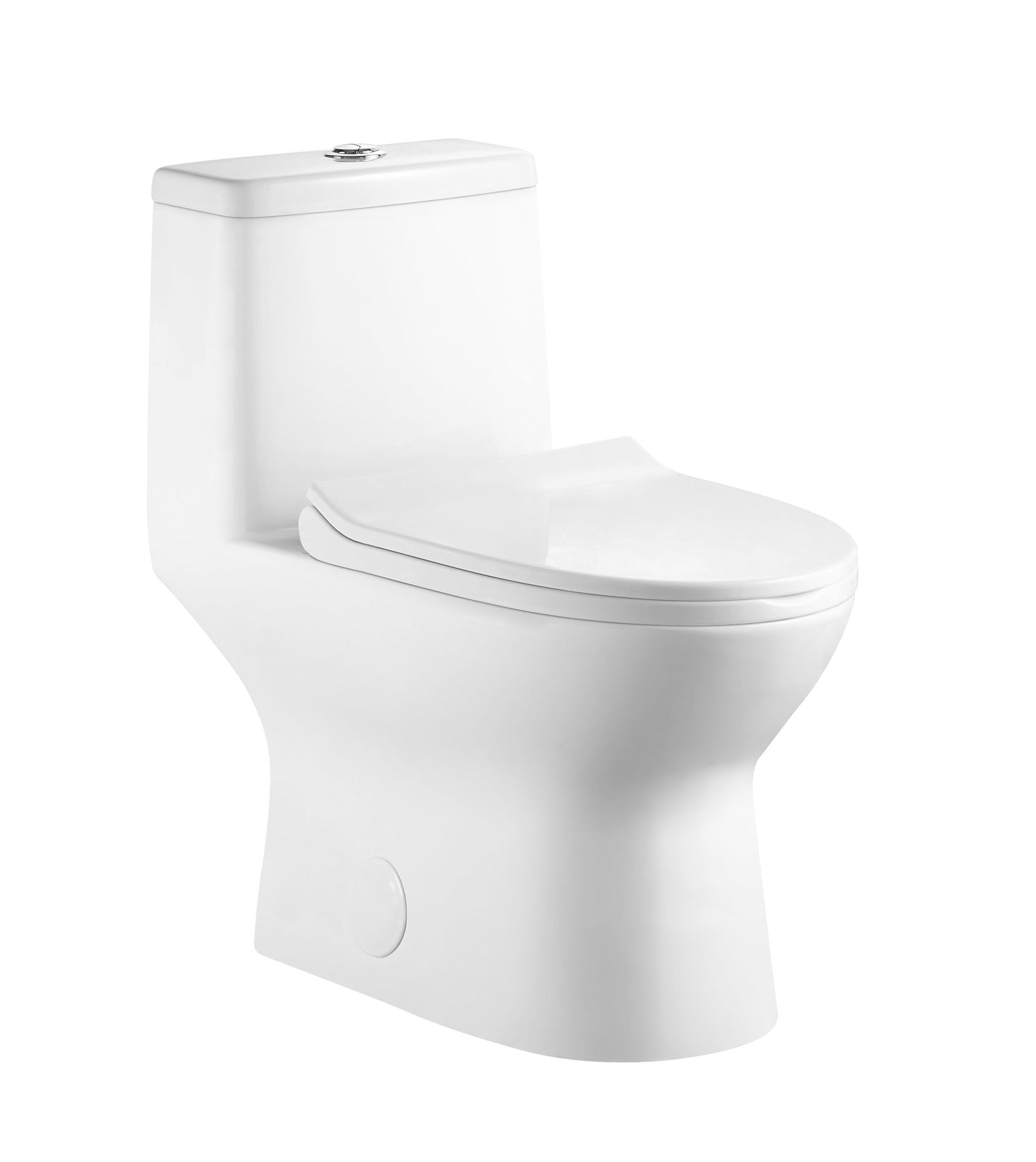Toilette Monobloc Installation 10po - Blanche