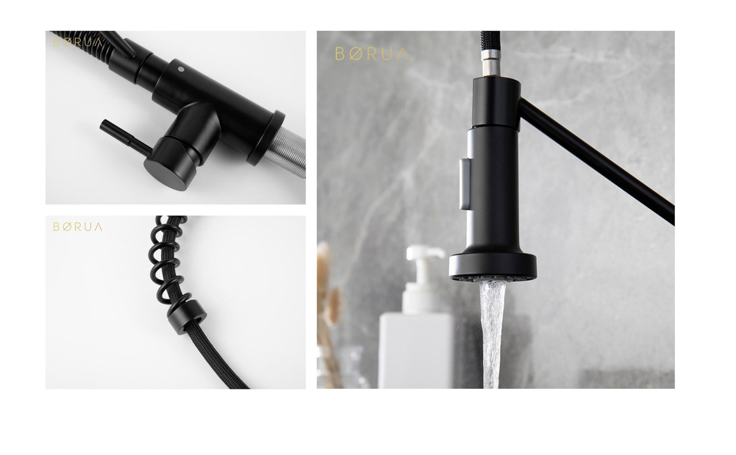 Chef Kitchen Faucet - Black