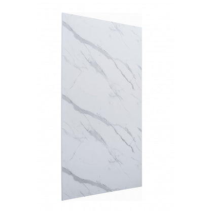 Panneau mural de douche en PVC 10mm - Blanc Calacatta