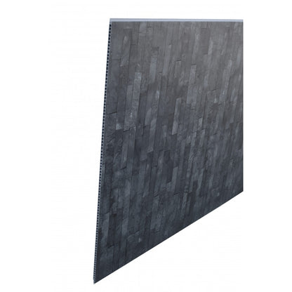 10mm PVC shower wall panel - Gray brick