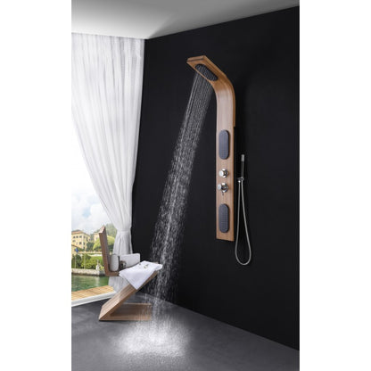 Indra, Bamboo shower column