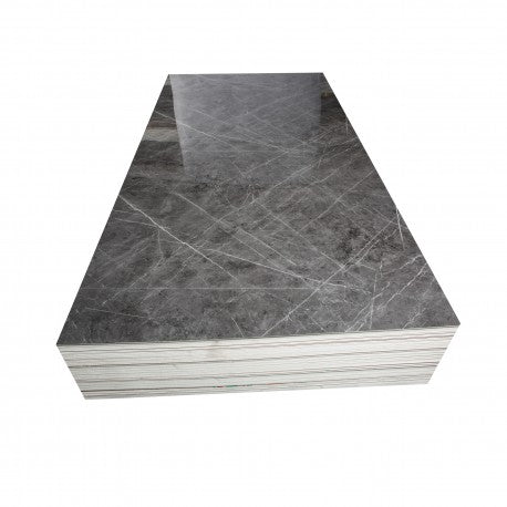 Tundra Grey, 48'' x 96'', 4mm PVC shower wall panel