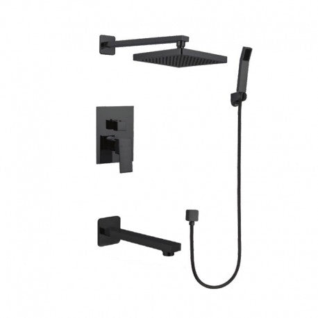 Ares, Bath/Shower Faucet - Black 