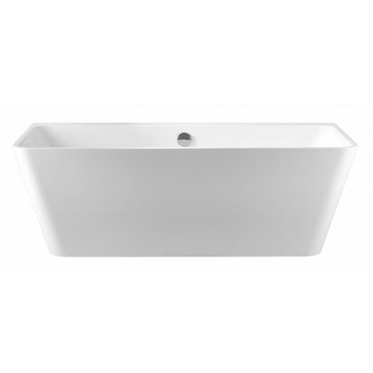 ID BIL 59" Freestanding Bathtub - White 