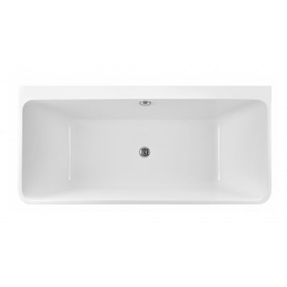 ID BIL 59" Freestanding Bathtub - White 