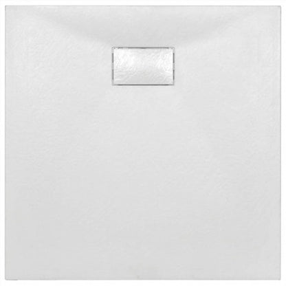 Brutus 36"x36", white, SMC shower base 
