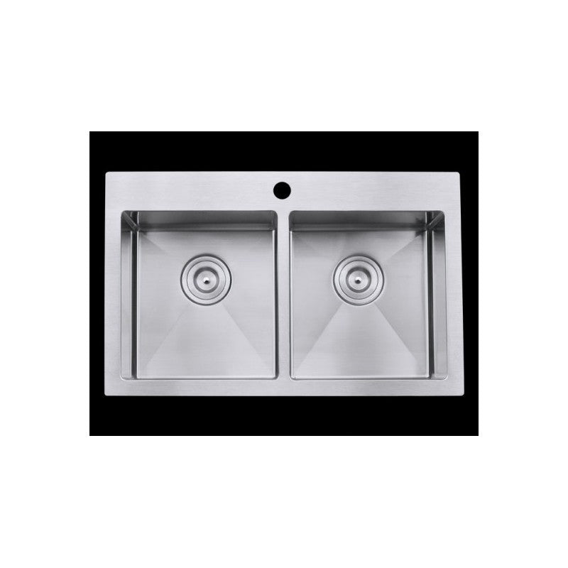 Cantina 30" 50/50 Stainless Steel Undermount Kitchen Sink