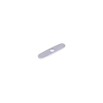 Rounded Deck Plate for Kitchen Faucet - Polished Chrome