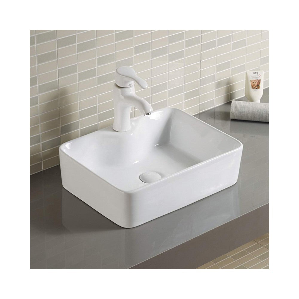 Danu glossy white, porcelain sink 