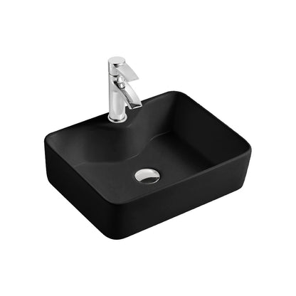 Danu matte black, porcelain sink