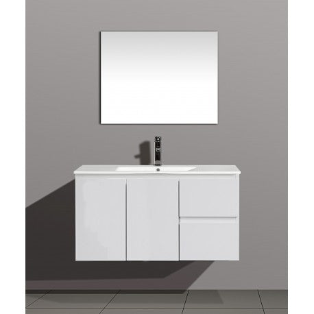 Florence 39.5" White, Floating Vanity