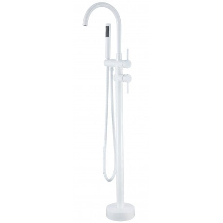 Kami Pedestal Bath Faucet - White 