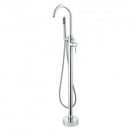 Kami, Freestanding Bath Faucet - Chrome