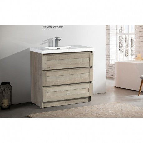 kyiv 35.5" Forest, Freestanding Vanity