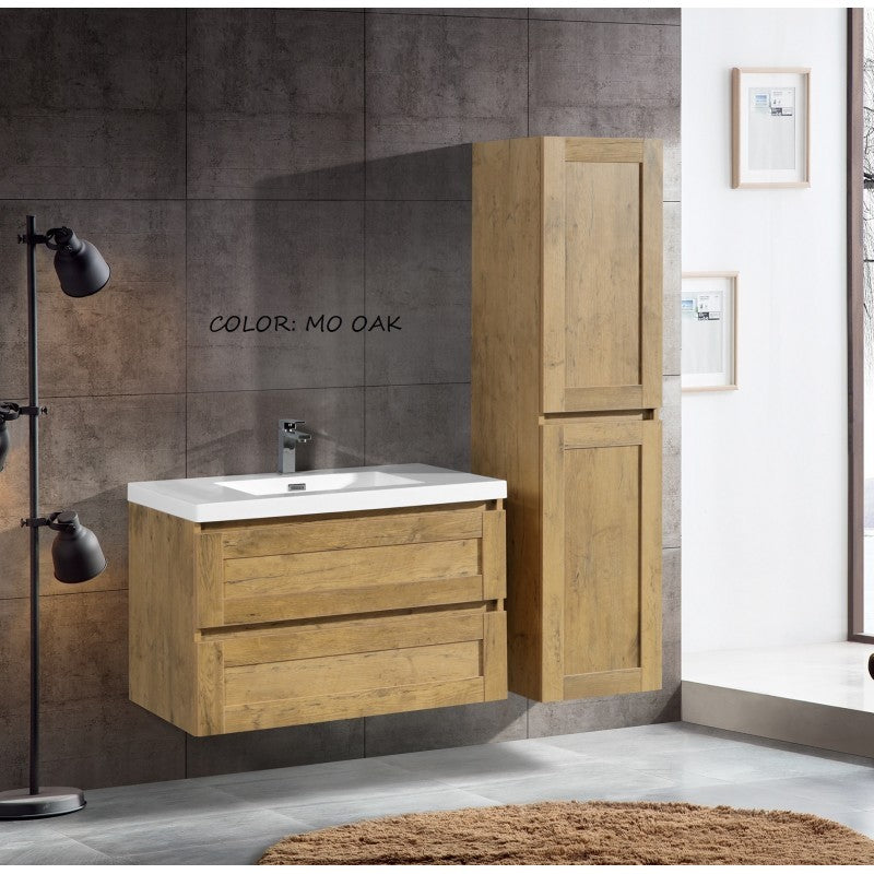 kyiv 35.5" Mo Oak, Floating Vanity