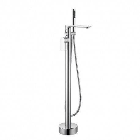 Hades, Brass Bathtub Faucet in Chrome