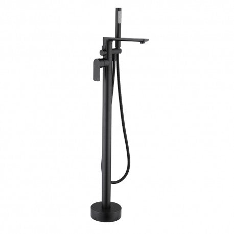 Hades, Brass matt black bathtub faucet