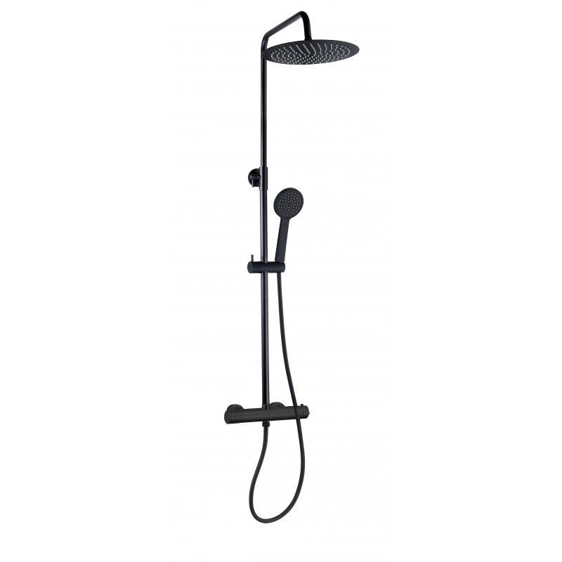 Kami, matt black shower column