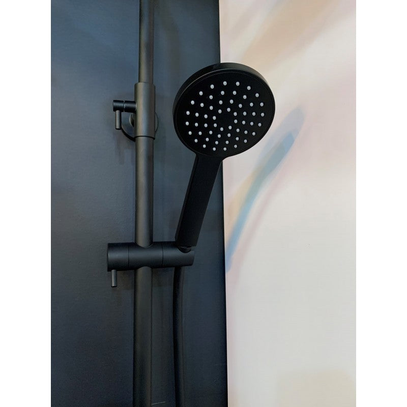 Kami, matt black shower column