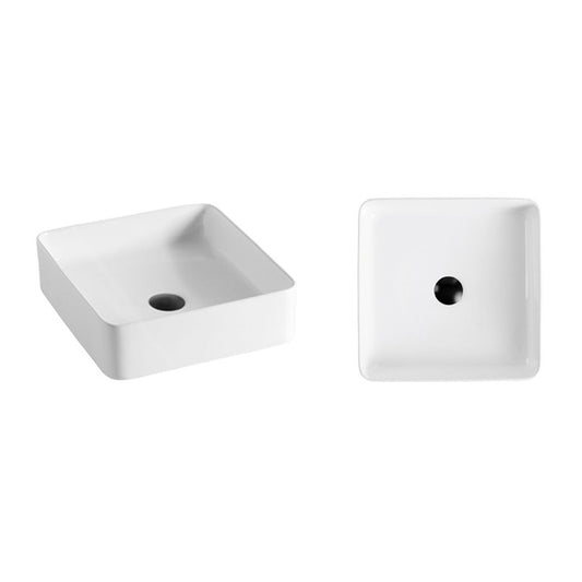 Sulawe 14.15" white, porcelain sink