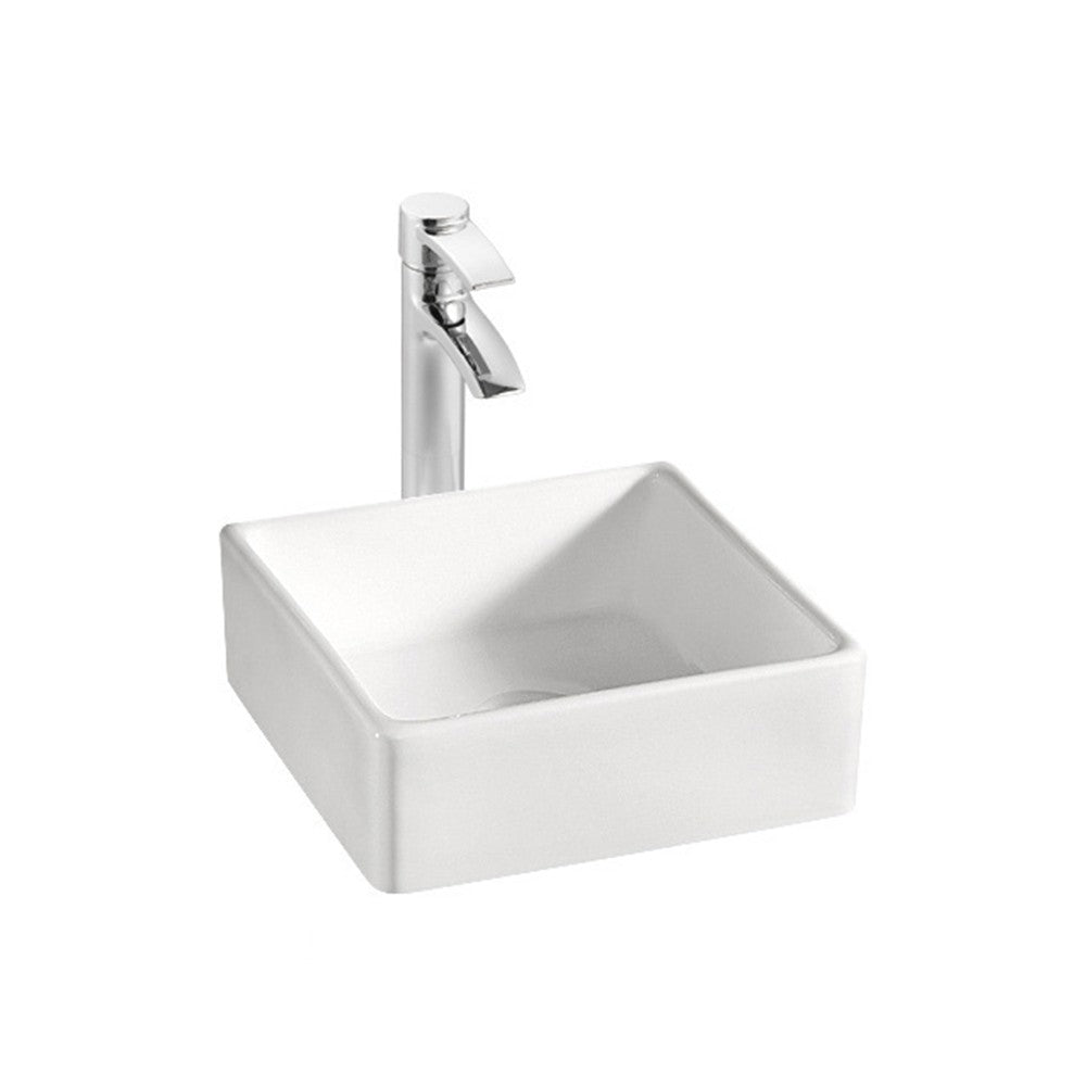 Sulawe 15" white, porcelain sink