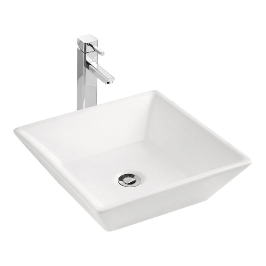 Wakato 16.5" White Porcelain Sink 