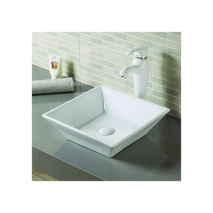 Wakato 16.5" White Porcelain Sink 