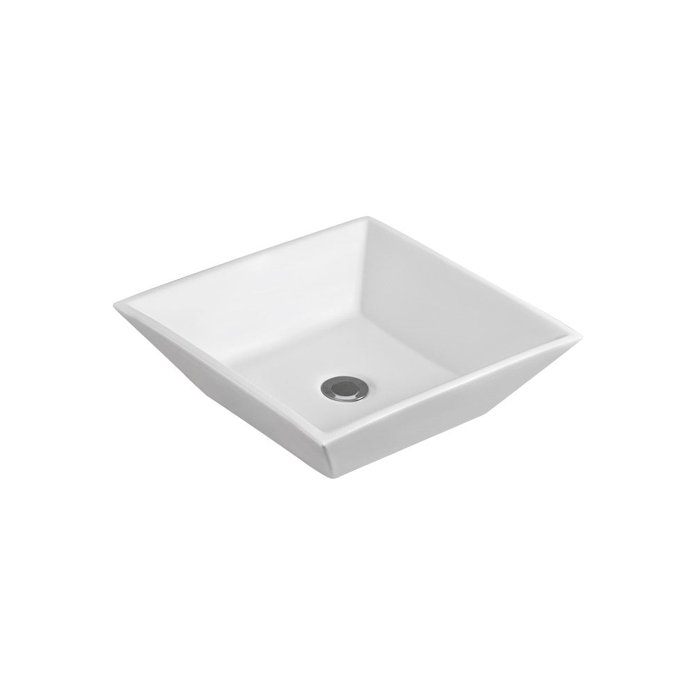 Wakato 16.5" White Porcelain Sink 